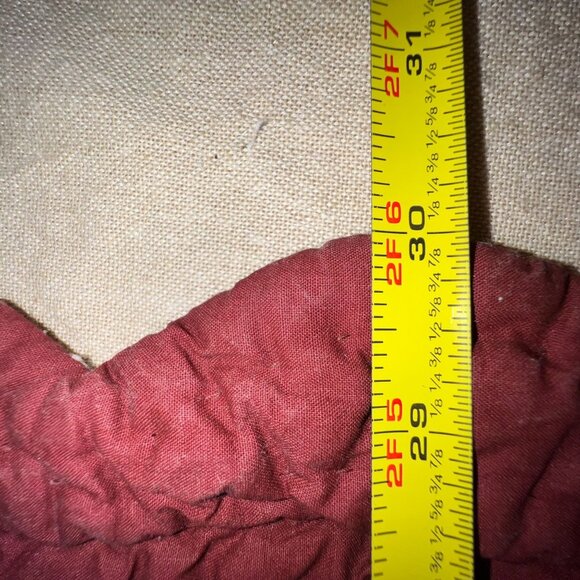 The Company Store VTG Quilted Pillow Shams BRG Floral & Stripes Scallop Edges - Picture 9 of 9